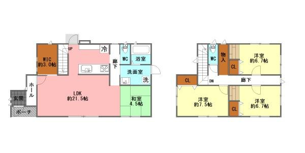 家島　中古の間取り|※図面と現況が異なる場合は現況を優先させていただきます。