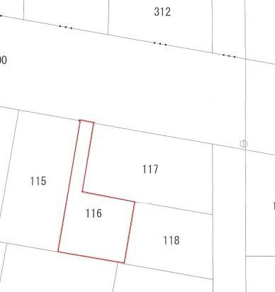 坂ノ市南3丁目　土地の土地図|※図面と現況が異なる場合は現況を優先させていただきます。