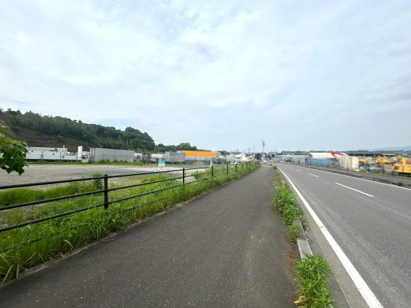 政所　土地の前面道路含む現地写真|前面道路含む現地。（2024年5月撮影）