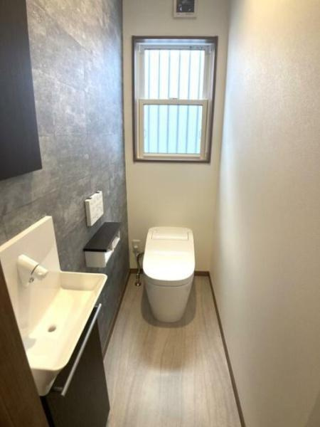 森町戸建て住宅　B棟のトイレ