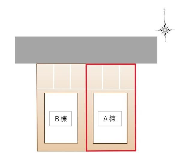 AG-HOUSE　光吉　A棟の区画図|※図面と現況が異なる場合は、現況を優先させていただきます。