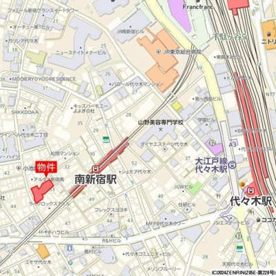 【地図】 | アールヴェール代々木