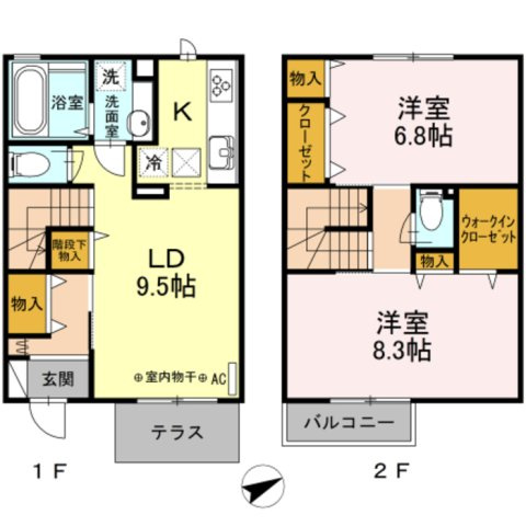 【間取り】 | Maisonetteコウリョウ鎌倉山 | 間取図