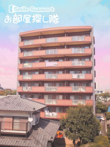 久留米市篠山町の賃貸マンションの外観|現況を優先します。