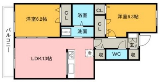 グランドゥールの間取り|内装イメージ：同物件別室