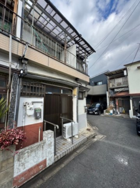 守口市金田町1丁目の前面道路含む現地写真