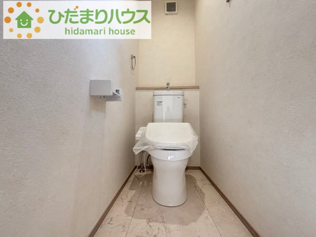 熊谷市石原　第4期　分譲一戸建て　ワイウッドコート　07のトイレ|トイレは1F、2F共に完備！
取り合いになることがありませんね♪