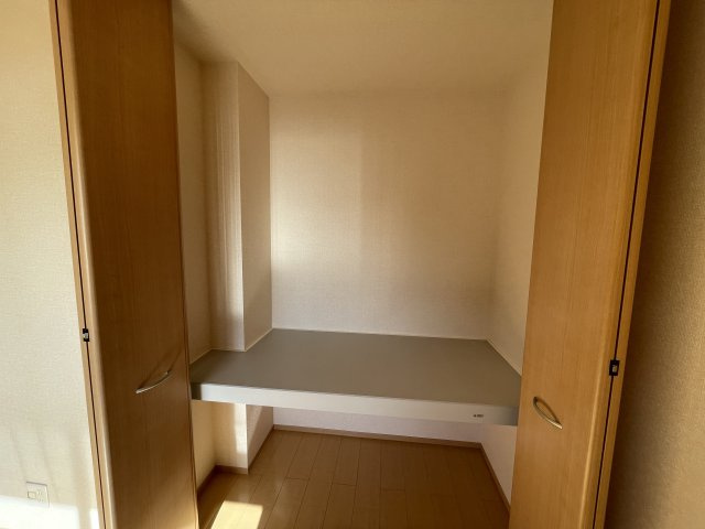 パークハイム柊山の収納|別部屋同一間取りのお写真となります。
