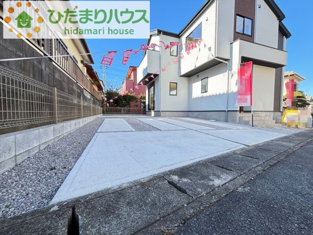 嵐山町川島　14期　未入 居一戸建て　ずっとプラス　01の駐車場|並列2台駐車可能な広々スペースがございます。