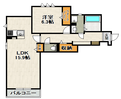 CASA　VISTAの間取り