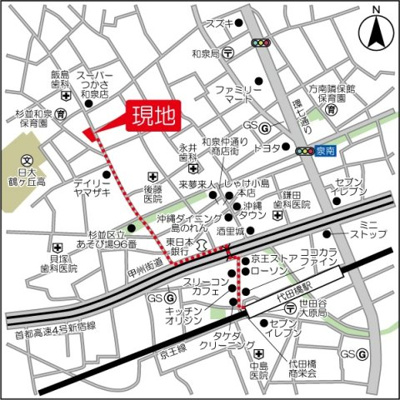 【地図】 | YSレジデンス代田橋