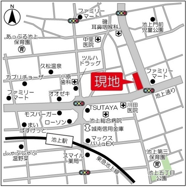 スタイリオ池上ー新参道ーの地図