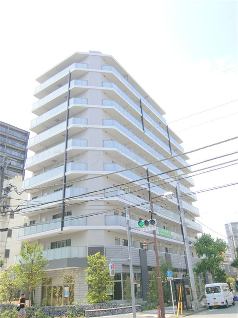 スタイリオ池上ー新参道ーの外観|2023年6月築　RC鉄筋コンクリート造地上10階建て1K~2LDK総戸数62戸住居59戸の高級賃貸マンション　東急池上線人気の池上駅近の東京都大田区池上4丁目　インターネット無料