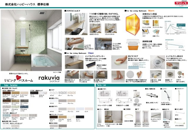 ハッピータウン伊丹瑞穂町6丁目新築一戸建ての設備|浴室をまるごと保温するクリナップ製システムバスルームです。