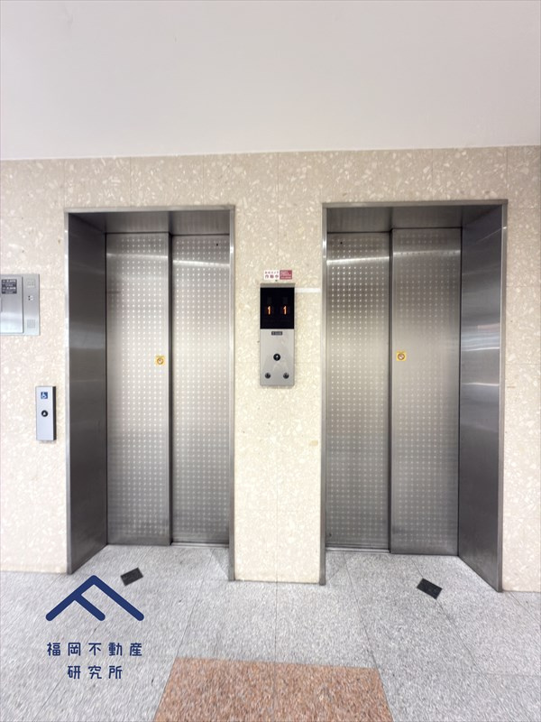アプローズ諸岡のその他共用部分|エレベーター２基はストレスフリーでありがたいですね