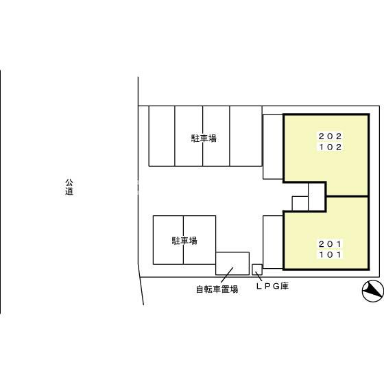 アンダー フォレスト Ⅰの区画図