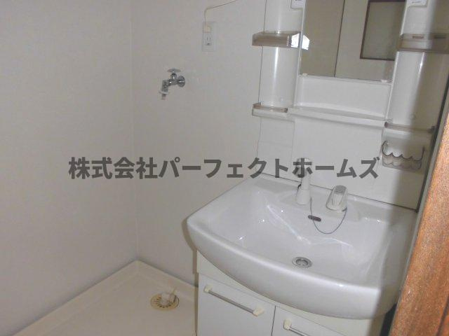 土井ハウスの洗面所|使いやすい洗面所です