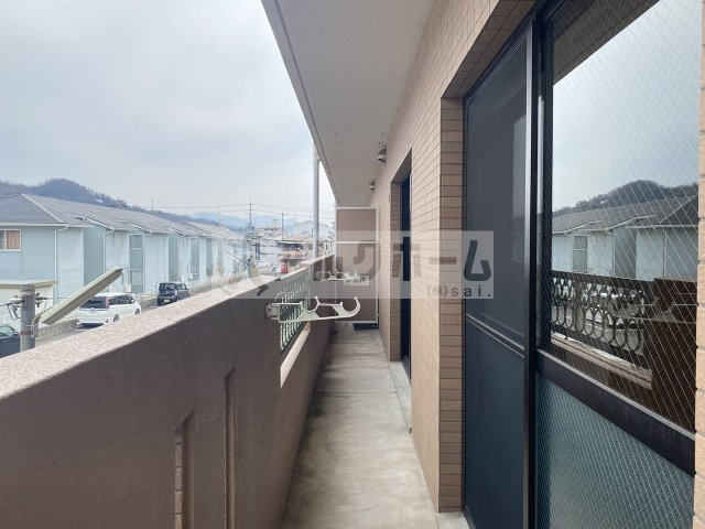 グランルージュのバルコニー