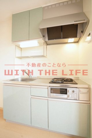 ミカハウスⅡ【10，000円キャッシュバック対象物件】のキッチン|きれいなキッチンです