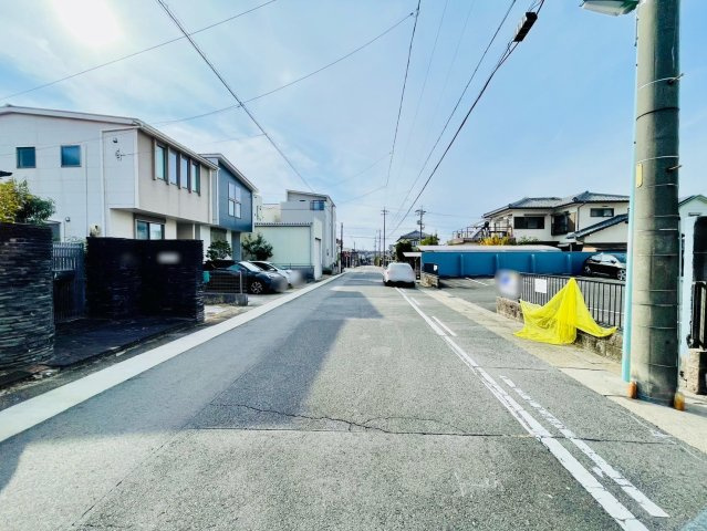 名東区若葉台土地の前面道路含む現地写真|前面道路②