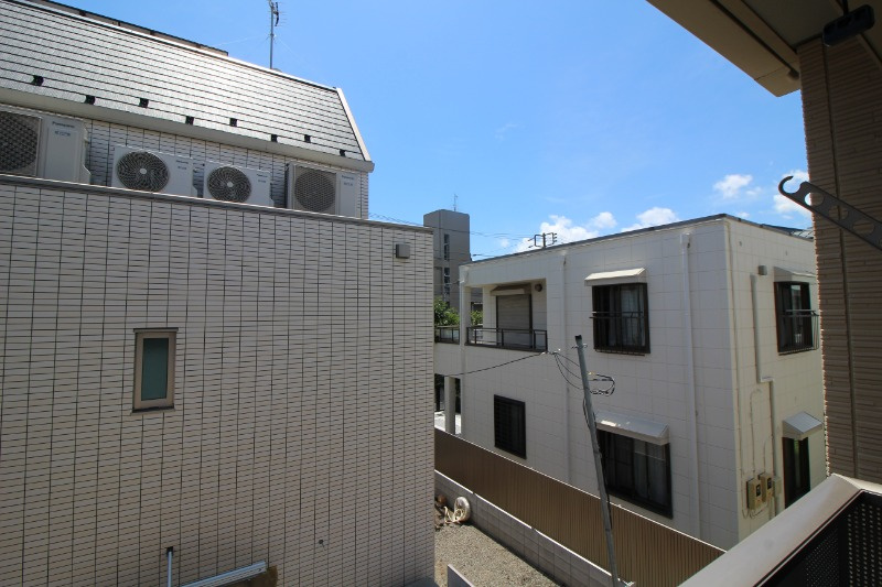 目黒区目黒本町６丁目のアパートの展望|南向きで日当たり良好