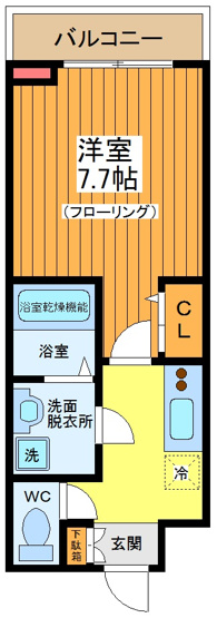 【間取り】 | スカイコートパレス駒沢大学Ⅱ