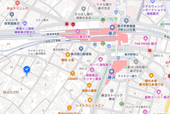 ラ・ヴェルデ藤沢の地図