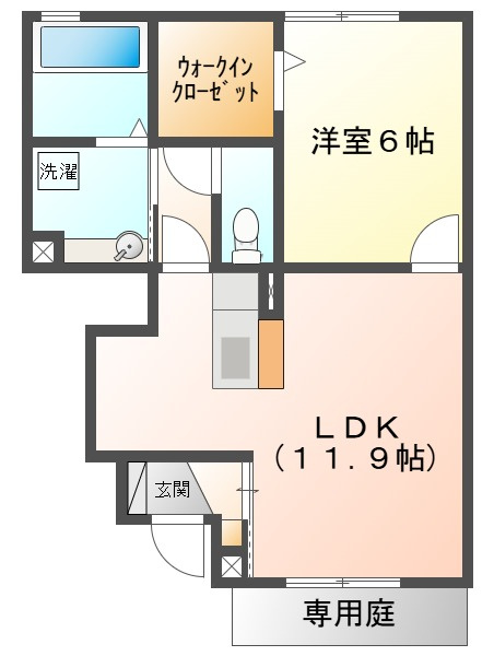 エルヴィリア野田の間取り
