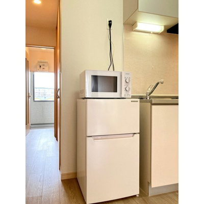 【キッチン】 | 冷蔵庫置き場／モデルルーム写真