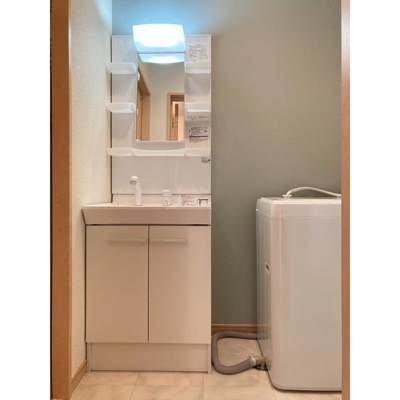 【洗面所】 | 洗髪洗面化粧台／モデルルーム写真