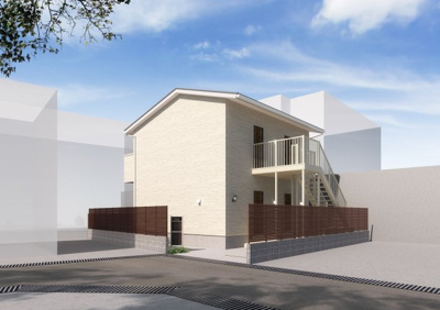 【外観パース】 | エントランスライフ衣笠