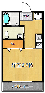 【間取り】 | エントランスライフ衣笠