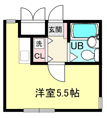 【間取り】 | サンパレス２１夙川東