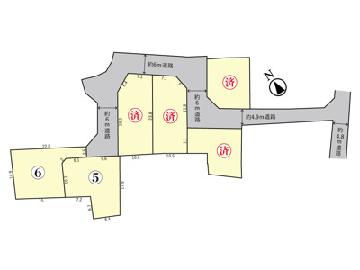 【前面道路含む現地写真】 | 鈴鹿市東玉垣町《ガーデンヒルズ東玉垣Ⅲ 全6区画》