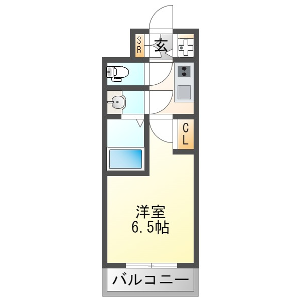 エスリードレジデンス大阪WESTの間取り