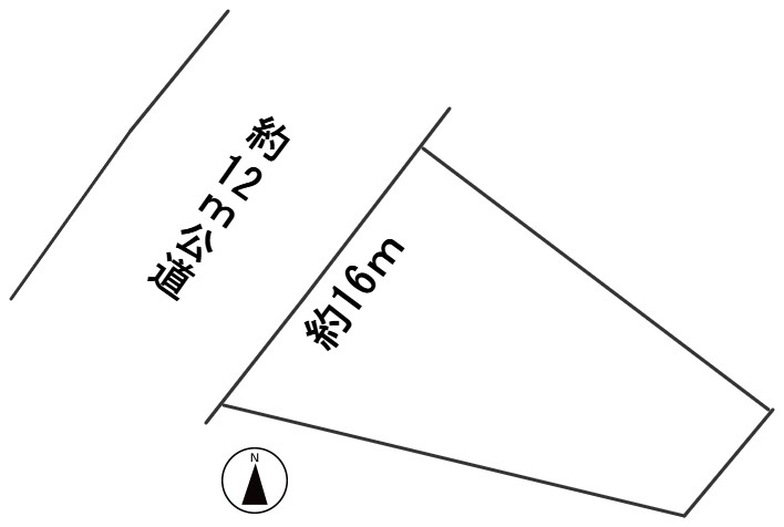 ６４５５７　岐阜市八代２丁目土地の区画図