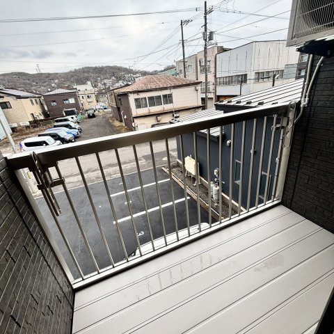 デリス・メゾン輪西Ⅱのバルコニー