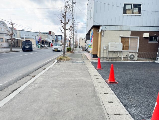 城下4丁目新築建売の前面道路含む現地写真