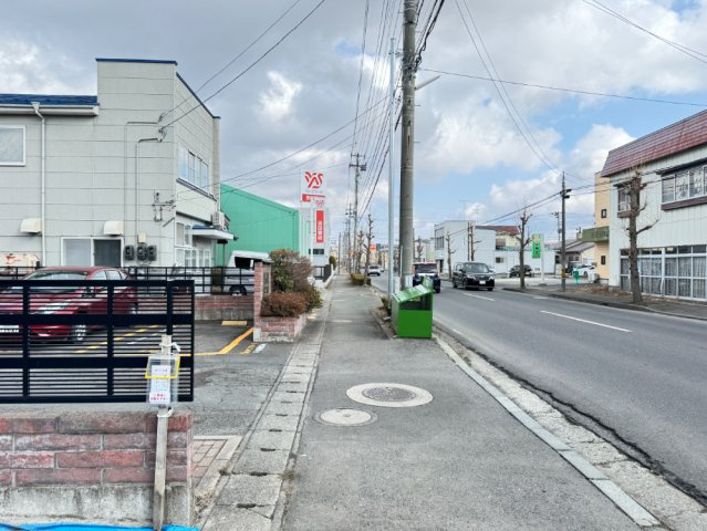 城下4丁目新築建売の前面道路含む現地写真