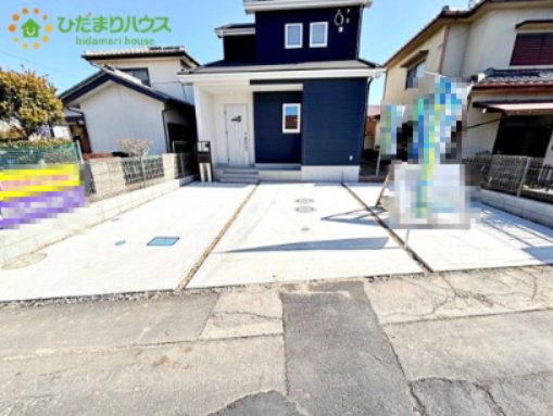 熊谷市上之　P6　未入居物件　いろどりアイタウン　01の駐車場