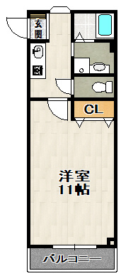 メルヴェイユドミールの間取り