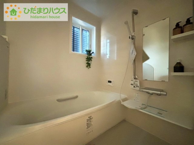 日立市久慈町５丁目　新築戸建の浴室|いつまでも入っていられるような広々とした浴室が魅力的です(^^)/