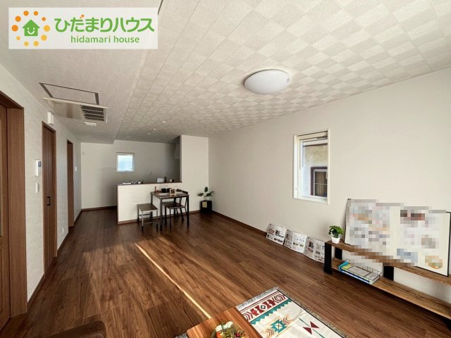 日立市久慈町５丁目　新築戸建の居間・リビング|家族団らんの時間も増えそうなくつろぎのＬＤＫ☆