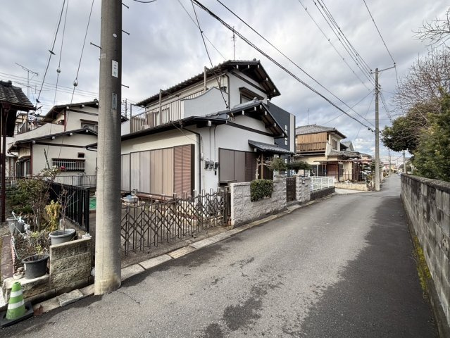 野田市蕃昌　売地　39坪の前面道路含む現地写真