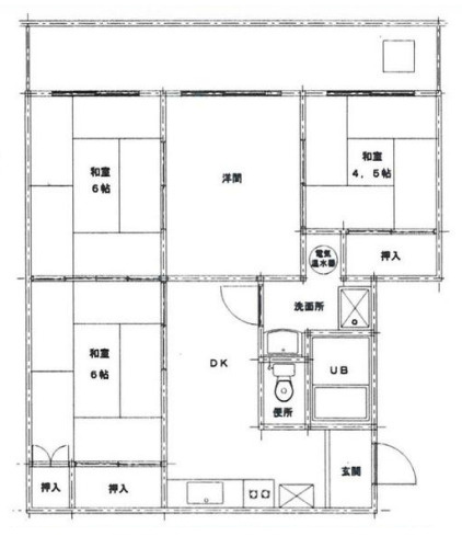 朝日グリーンハイツの間取り