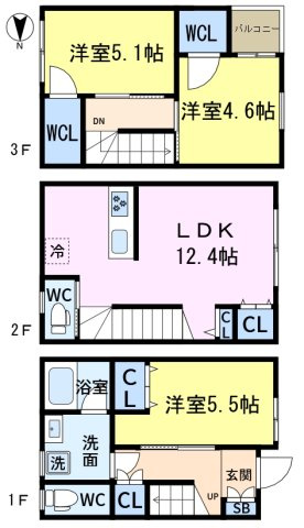SBテラス本一色の間取り