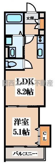 【間取り】 | ピレーネ北条Ⅲ