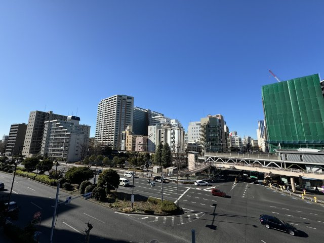 エイト大森ハイツの展望|前面の道路が広いため、開放的な眺望です