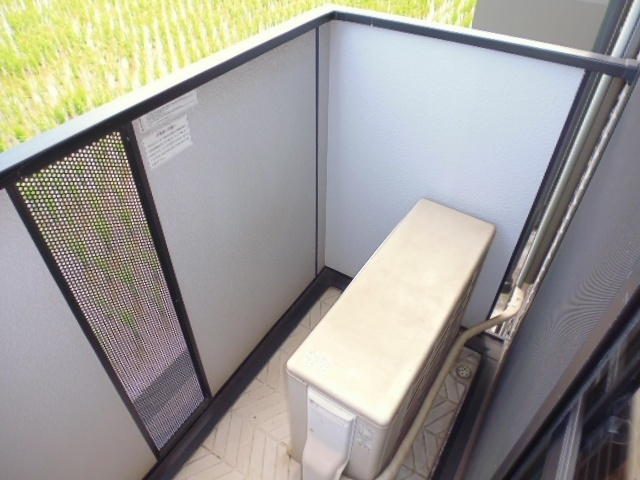 プラザ古城池のバルコニー