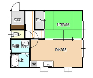 【間取り】 | すみれコーポ